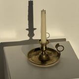 Antique gold hand candlestick H8 D14