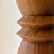 Lampadaire en bois tourné
