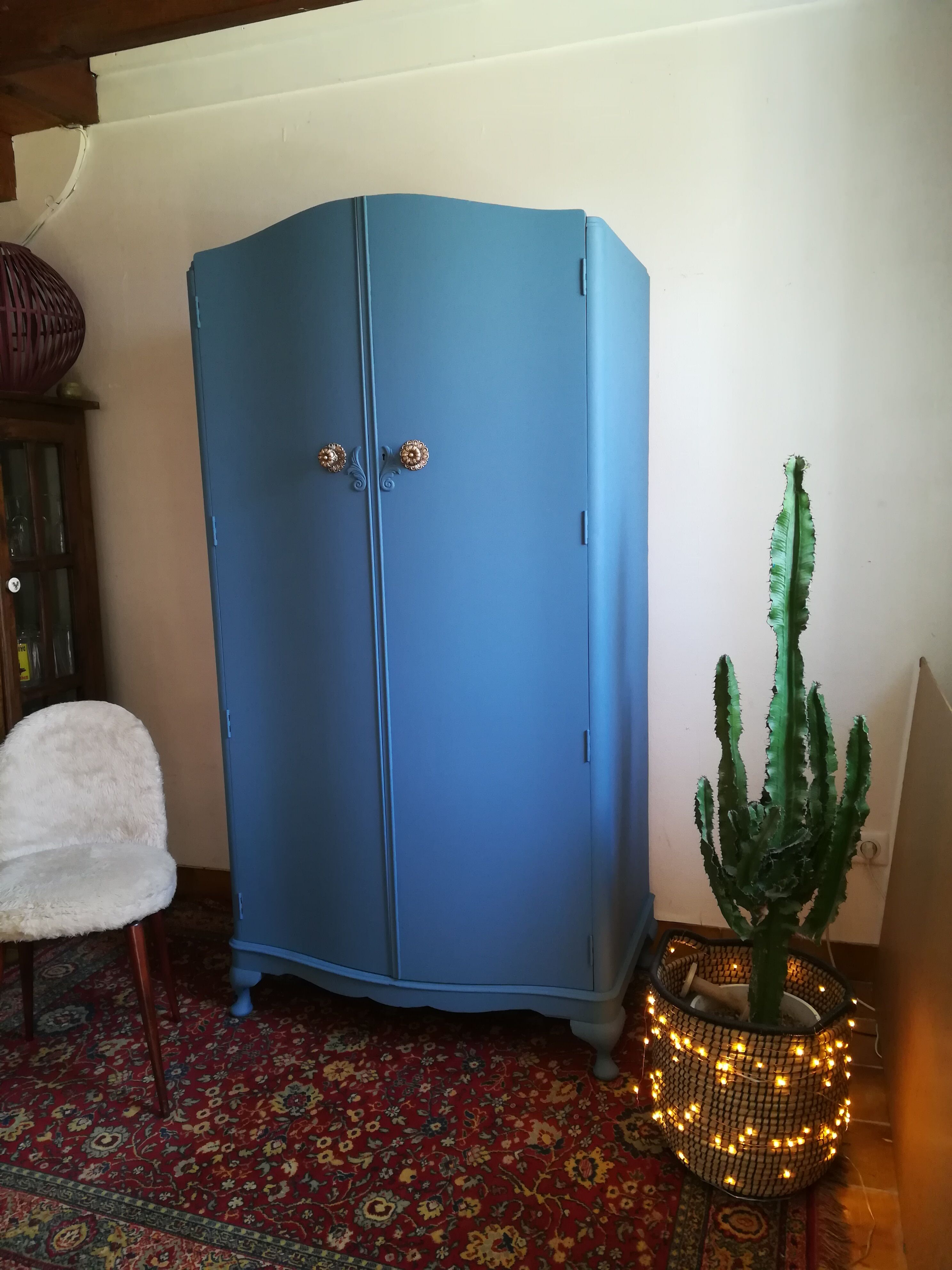 Armoire art deco relookee