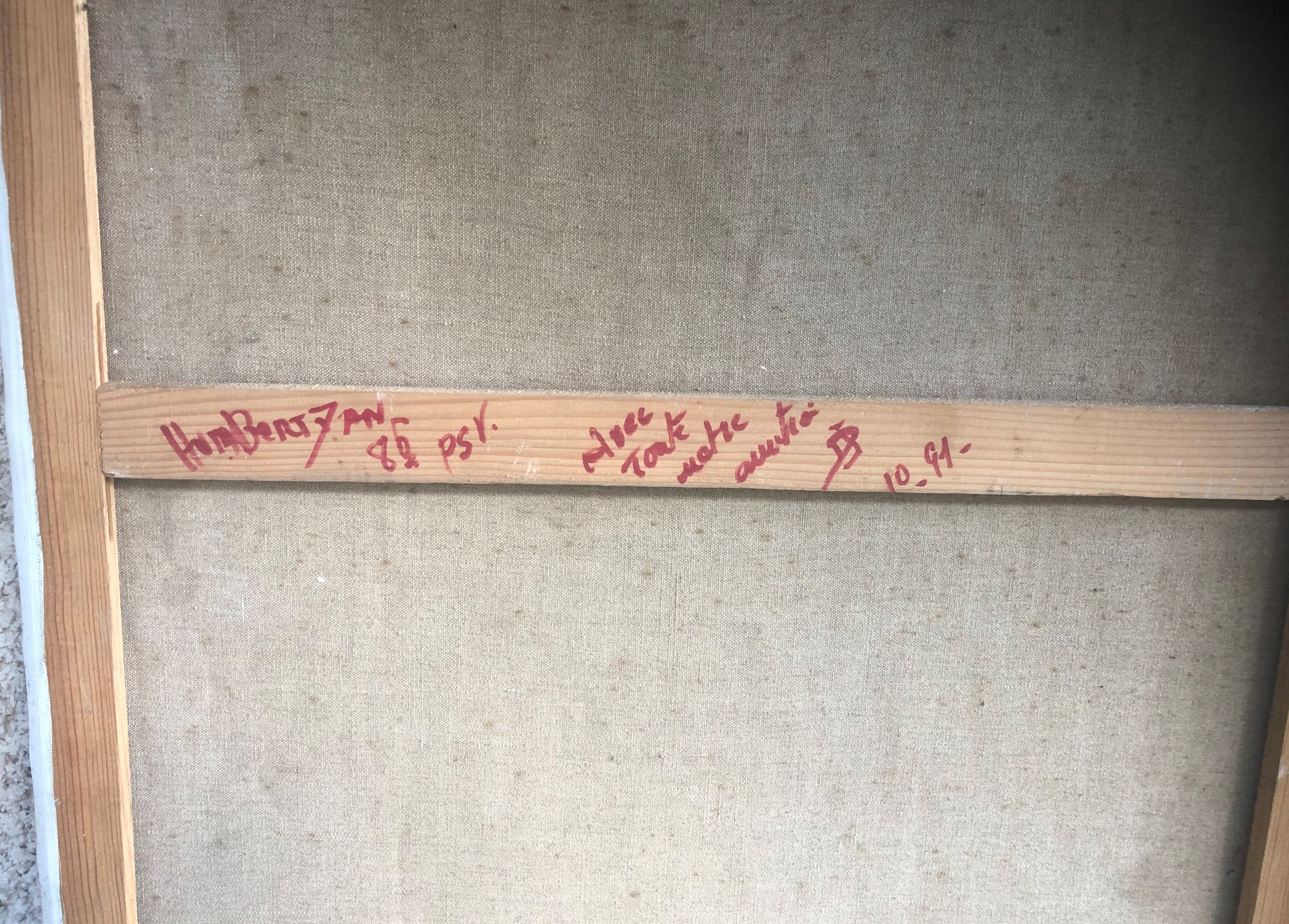 Oil on canvas on the theme of hunting