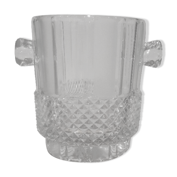 Seau a champagne en cristal