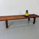 Mid-century modern brown wood slatted coffee table by Martin Visser for 't Spectrum, 1960s