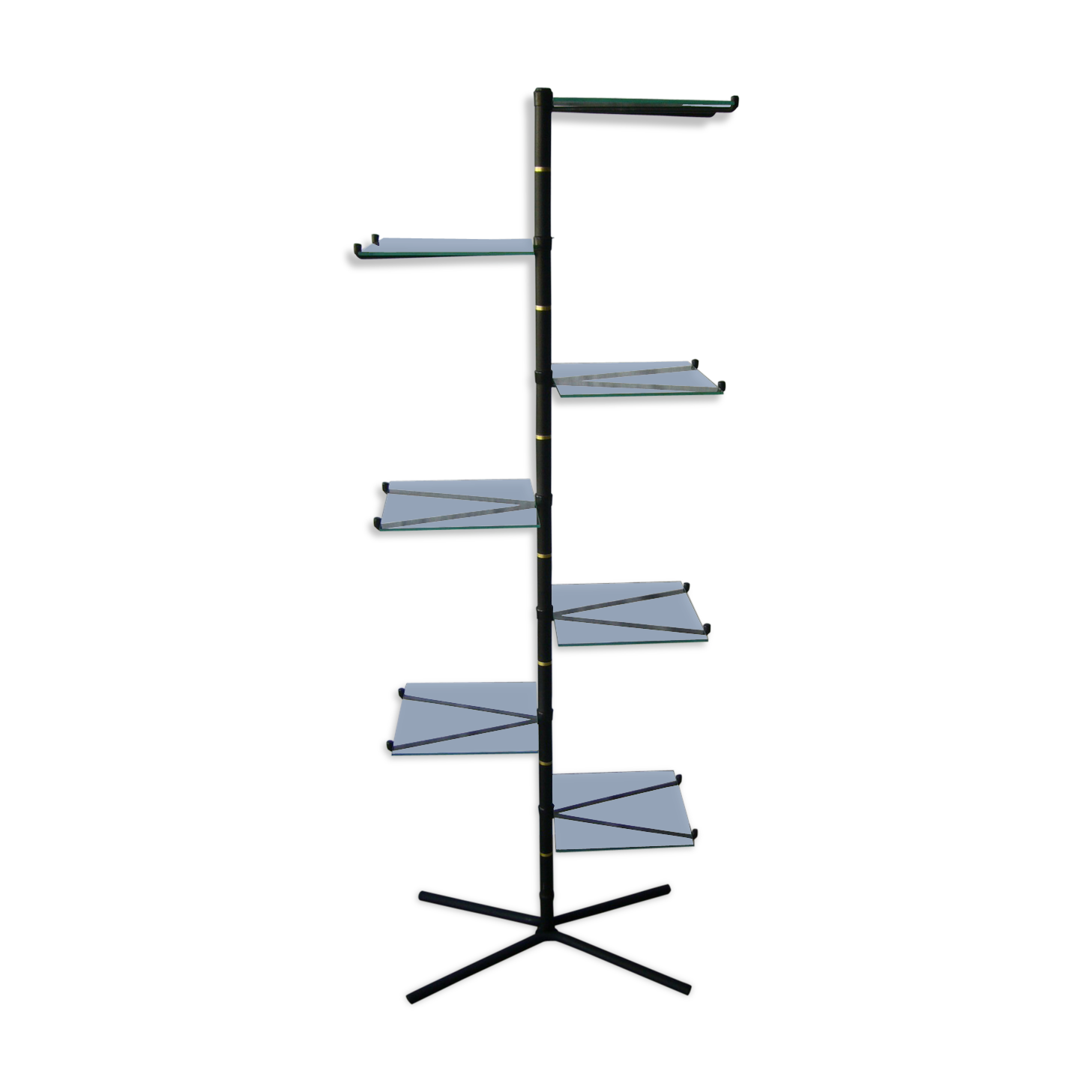 Metal and glass display