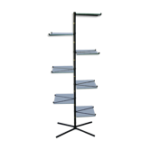 Metal and glass display