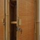 Mid-century bamboo and rattan wardrobe, Italy ca. 1960