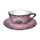 Lunch cup and sub-cup of Italian porcelain