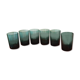 Lemonade glasses with magnetized tray, 70s' vintage