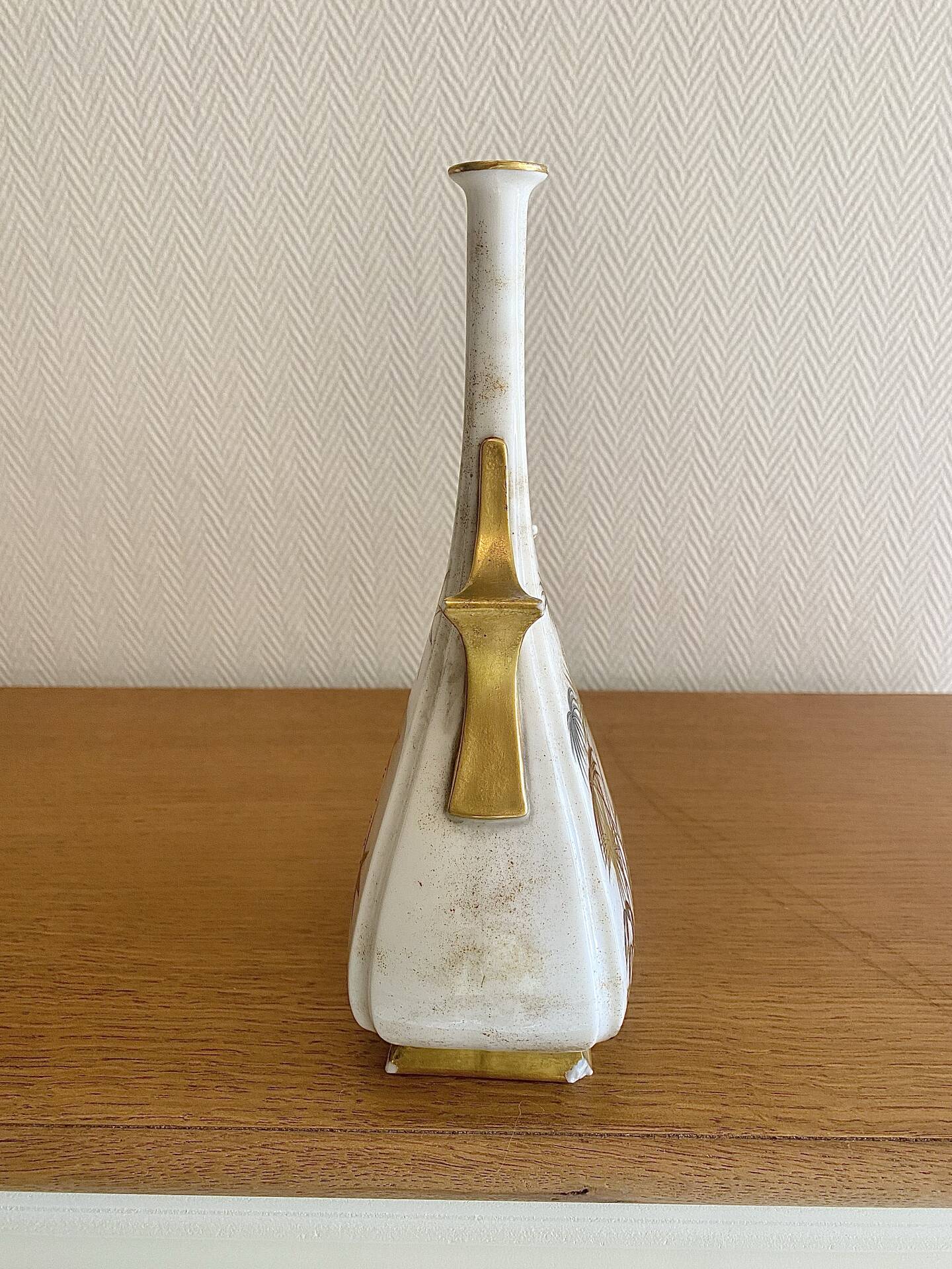Ancient royal Worcester vase England 19th century
