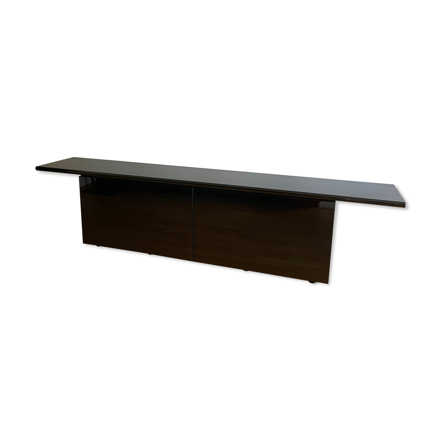 Contemporary black lacquered buffet