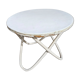 Table tripode bambou rotin vintage
