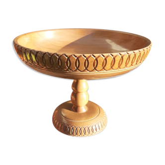 Coupe fruits bois tourné