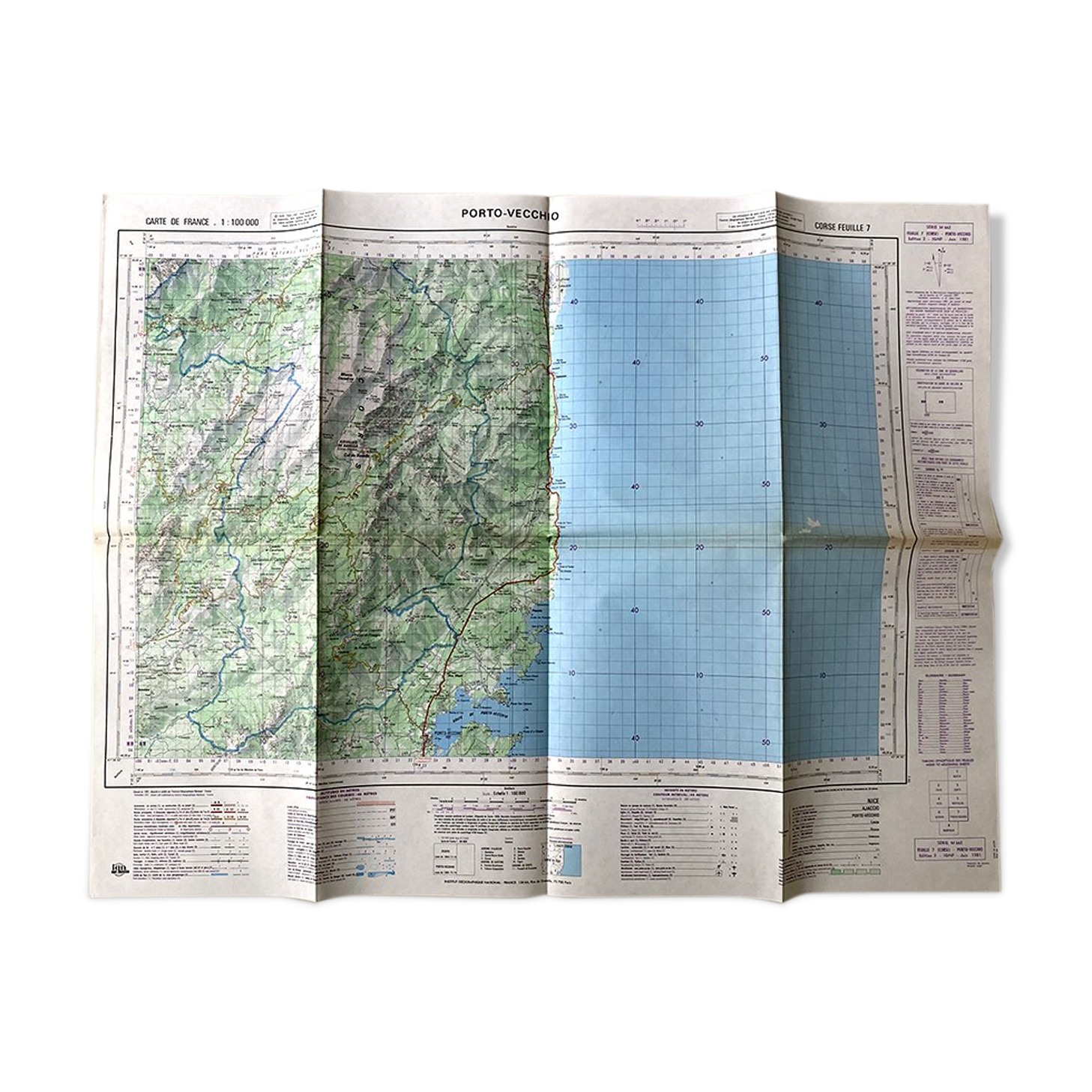 Carte Porto-Vecchio 1981