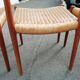 4 chairs from N.O. Moller