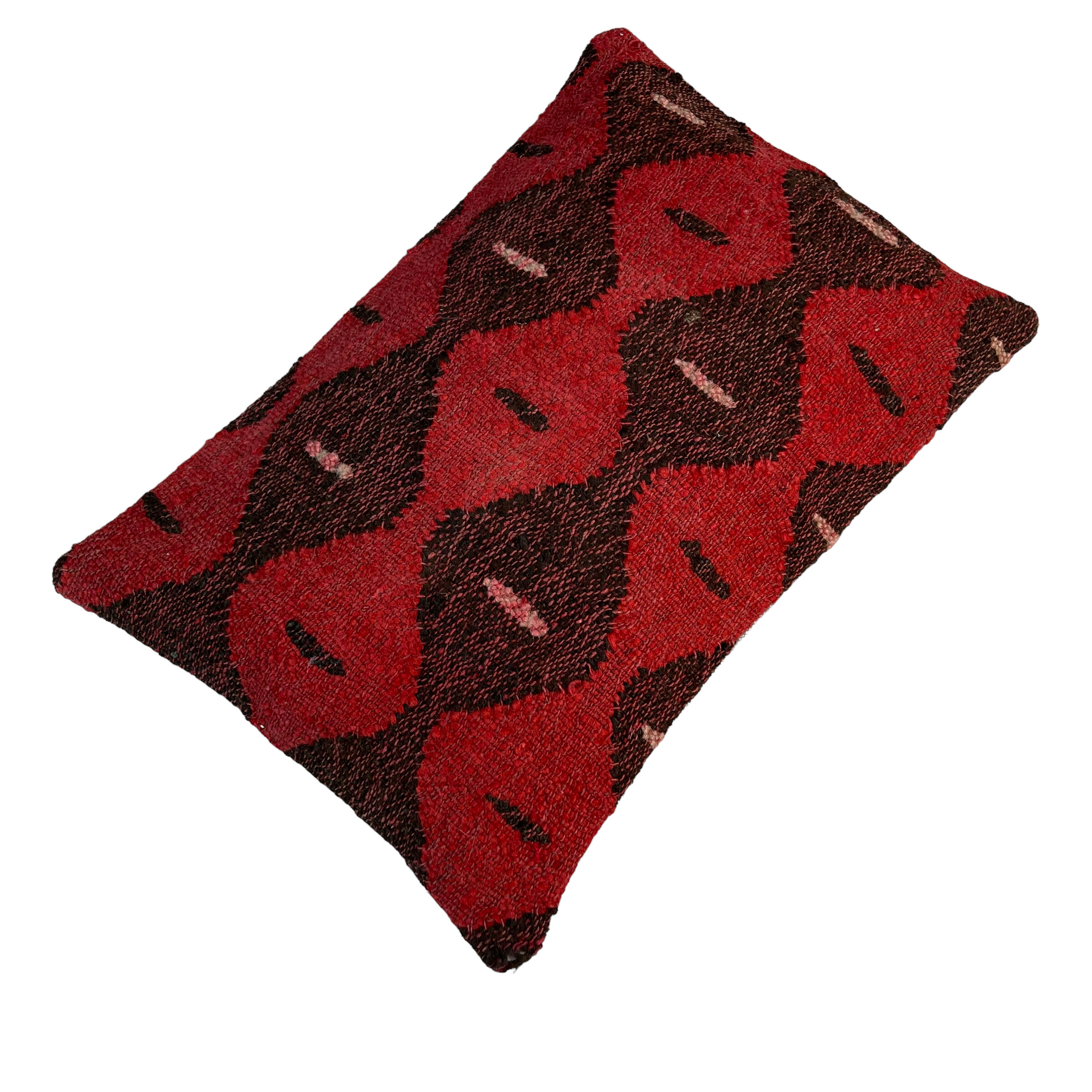 Vintage turkish kilim cushion cover, 30 x 50 cm