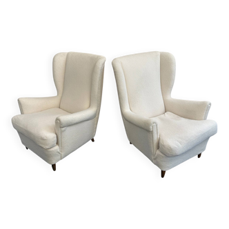 Paire de fauteuils italiens des années 1940 par Paolo Buffa