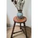 Tripod stool with turned legs