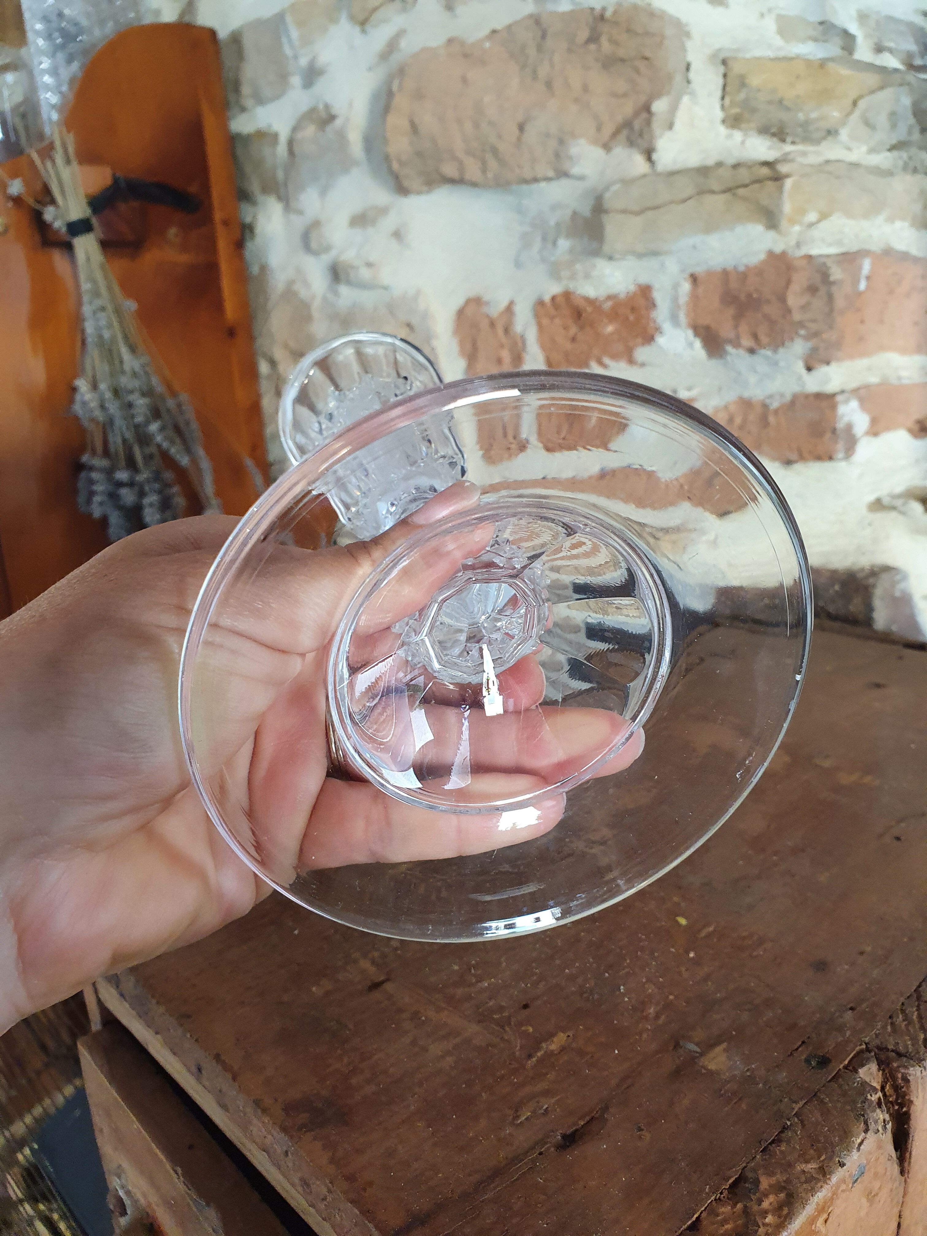 Crystal candle holder