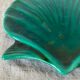 Empty ceramic pocket scallop shell