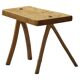 Tabouret Wabi-Sabi en bouleau fait main, style scandinave moderne, années 1960