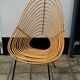 Pair of vintage Rohe Rotan chairs by H, Broekhuizen 1960