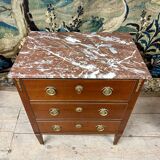 Small Louis XVI Style Mahogany Commode. Napoleon III period