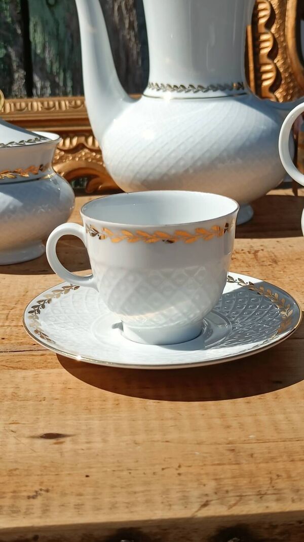 Service à café vintage en porcelaine Seltmann Weiden Bavaria –