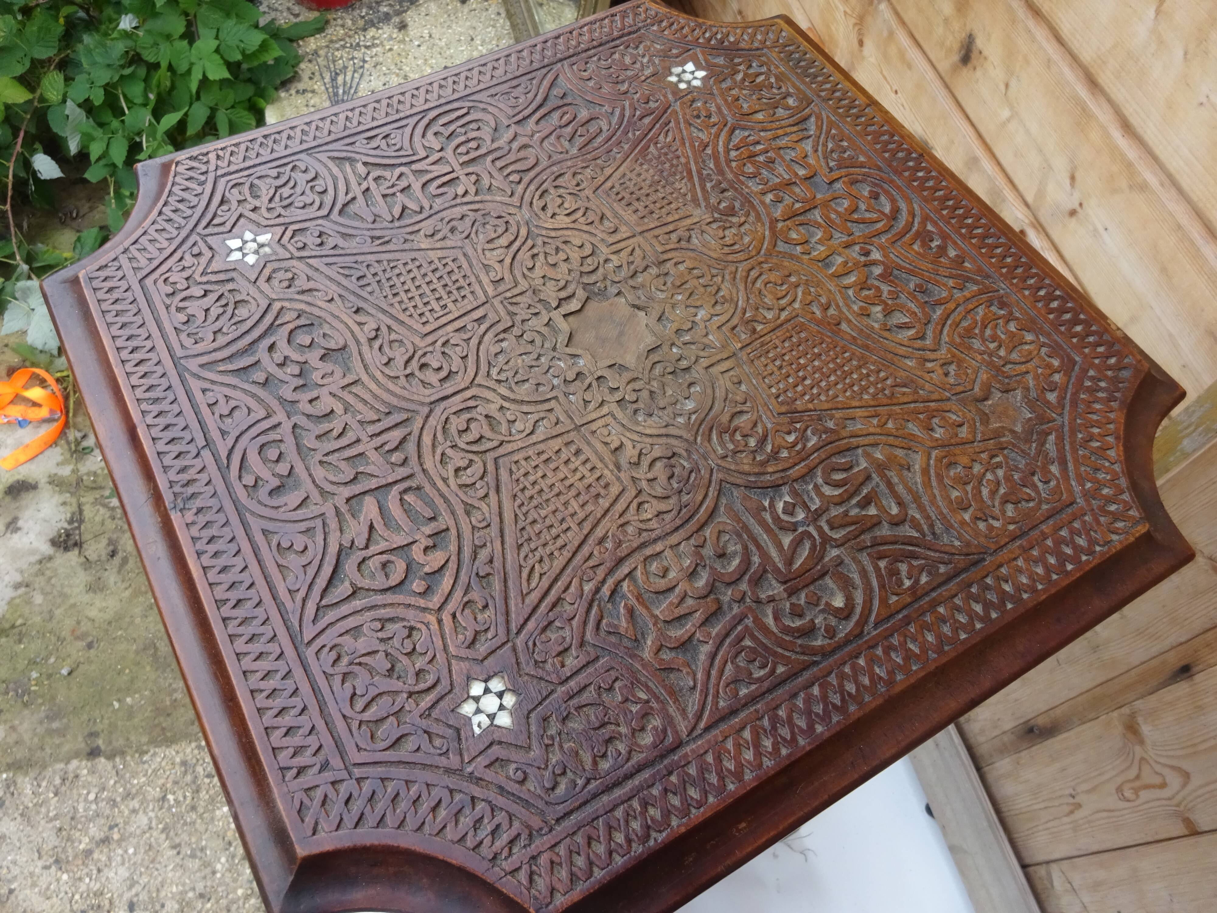 Syrian vintage harness in mother-of-pearl