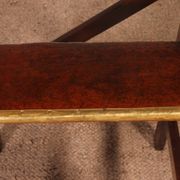 mahogany library step ladder - 19th century