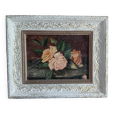 Still life painting bouquet of flowers