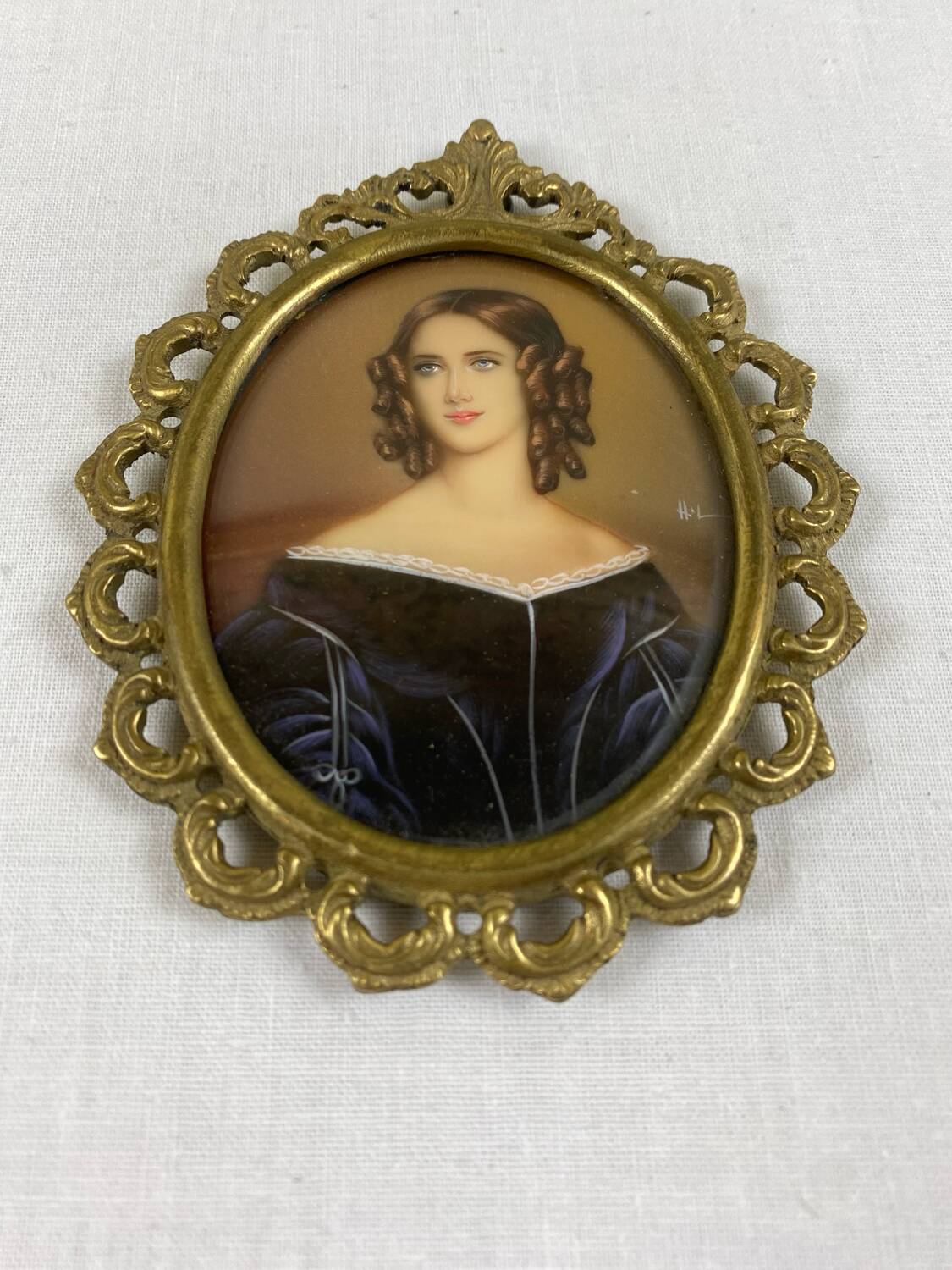 Old miniature painting