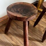 Lot 4 tabourets tripodes