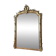 19th-century gilded antique pediment mirror
