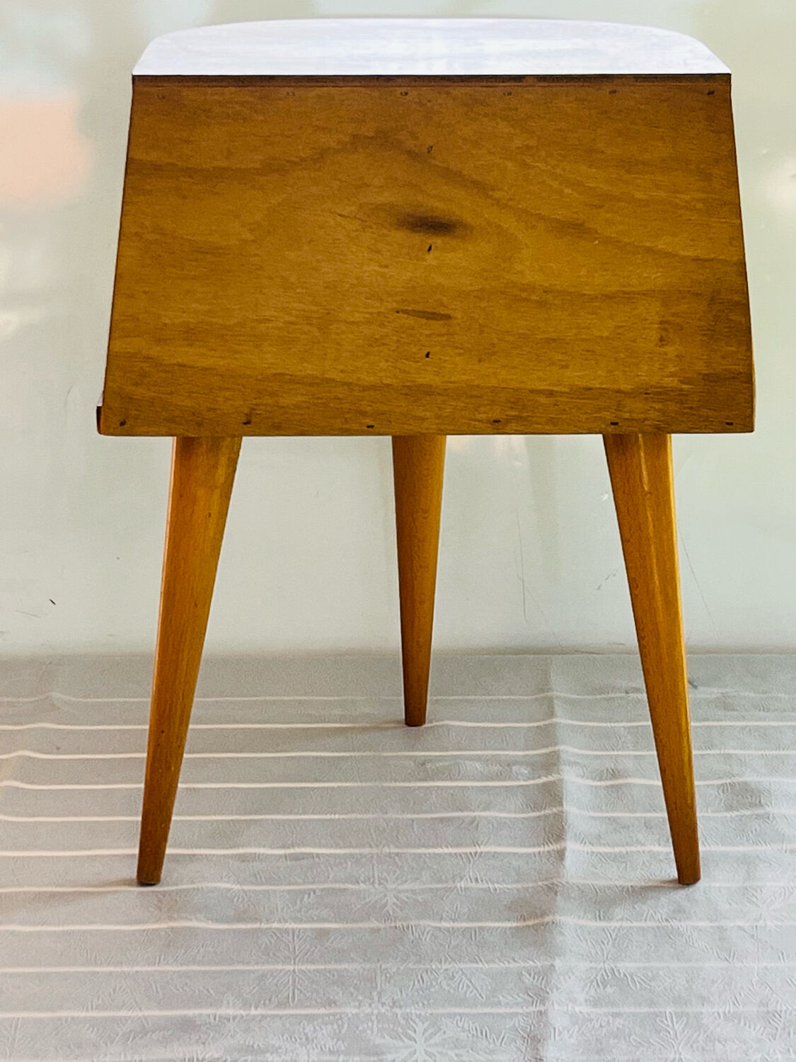 Vintage tripod bedside table