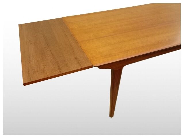 Table de salle à manger vintage scandinave teck 1960