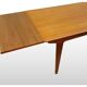 Table de salle à manger vintage scandinave teck 1960