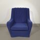 Graceful arm chair / wool bouclé / 70's