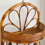 Shelf rattan and caning