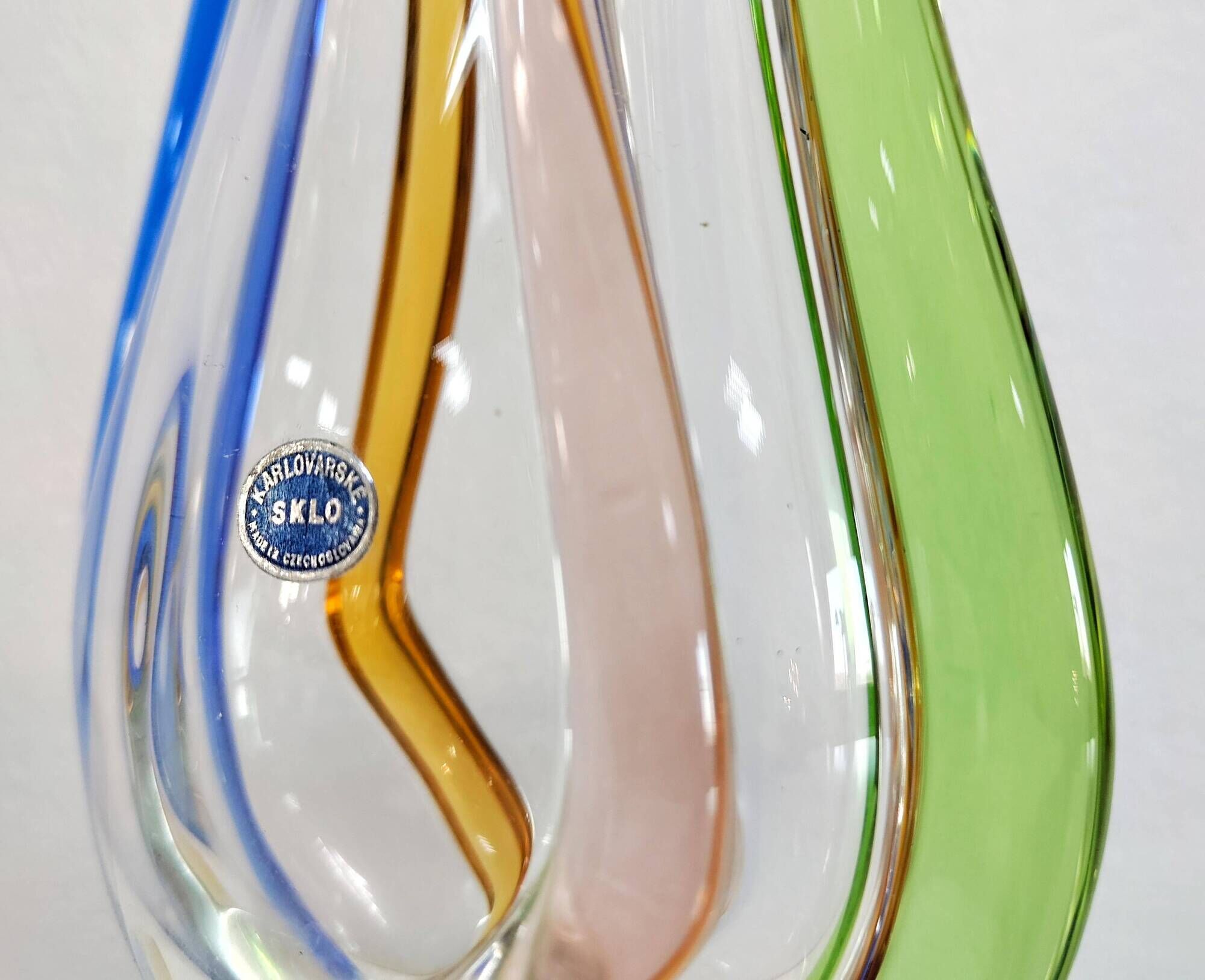 Rhapsody vase by František Zemek for SKLO 1960s