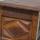 Louis XIII oak bank safe