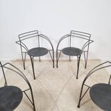Set of 4 armchairs by Pascal Mourgue for Fermob