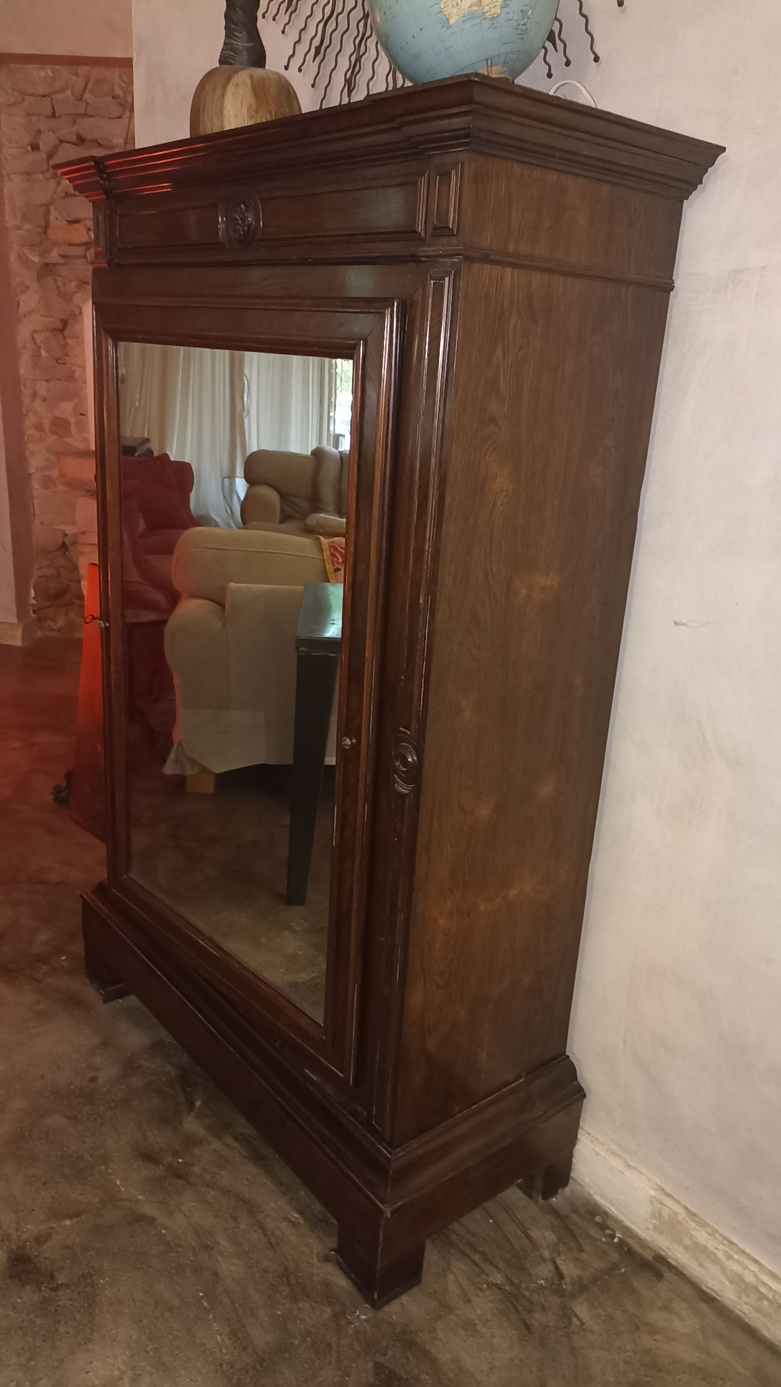 19th century rosewood wardrobe