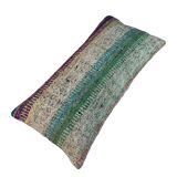 Vintage turkish kilim cushion cover , 30 x 60 cm
