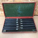 Series 11 old bailly langres knives vintage blackened horn handles