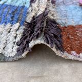 Moroccan carpet Boucherouite colored - 105 x 166 cm