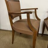 Paire de fauteuils bridge vintage