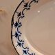 Vintage oval white enamel tray