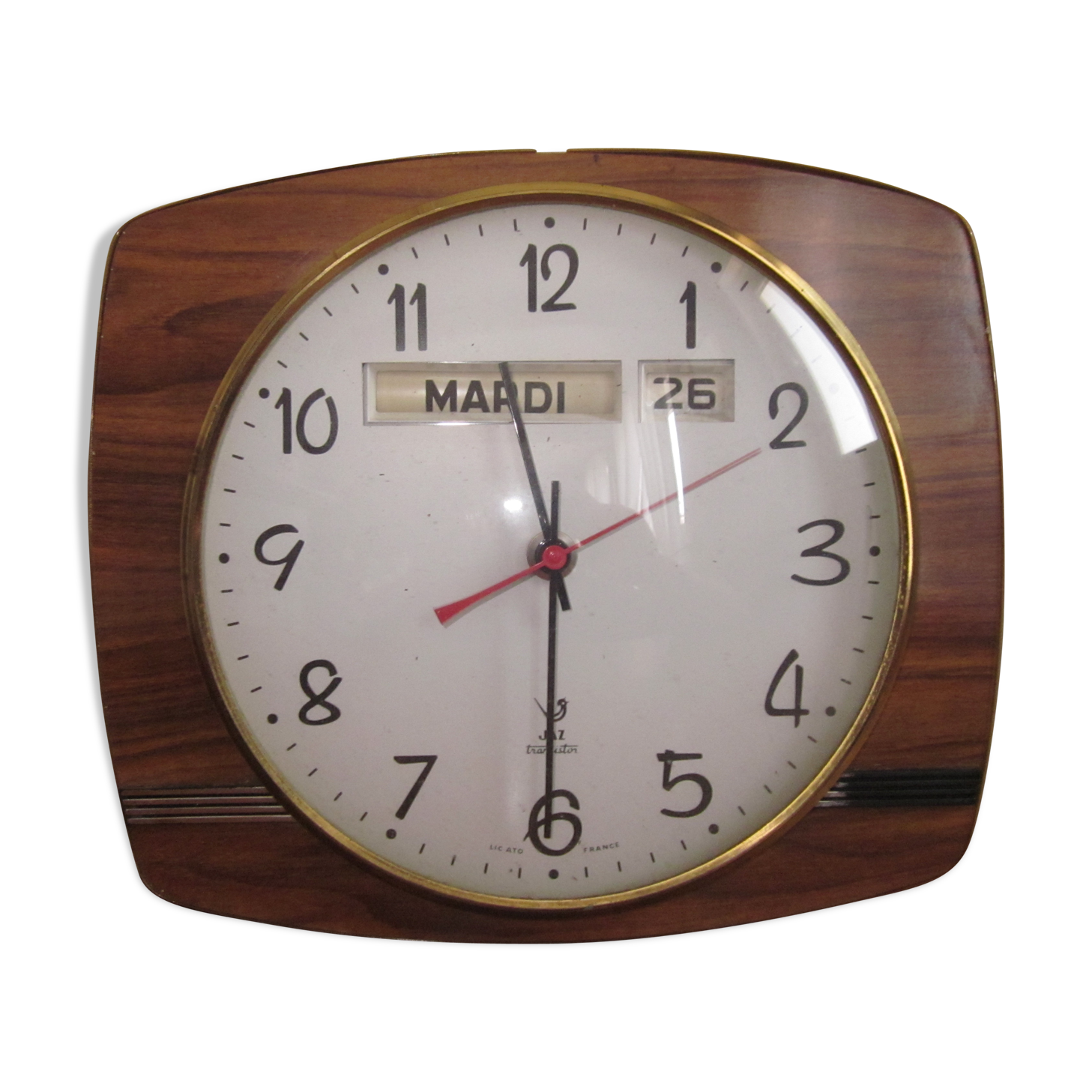 Clock wall vintage formica