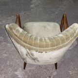 Chair vintage green 50-60 years