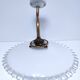 Opaline porcelain brass wall light early 20th century