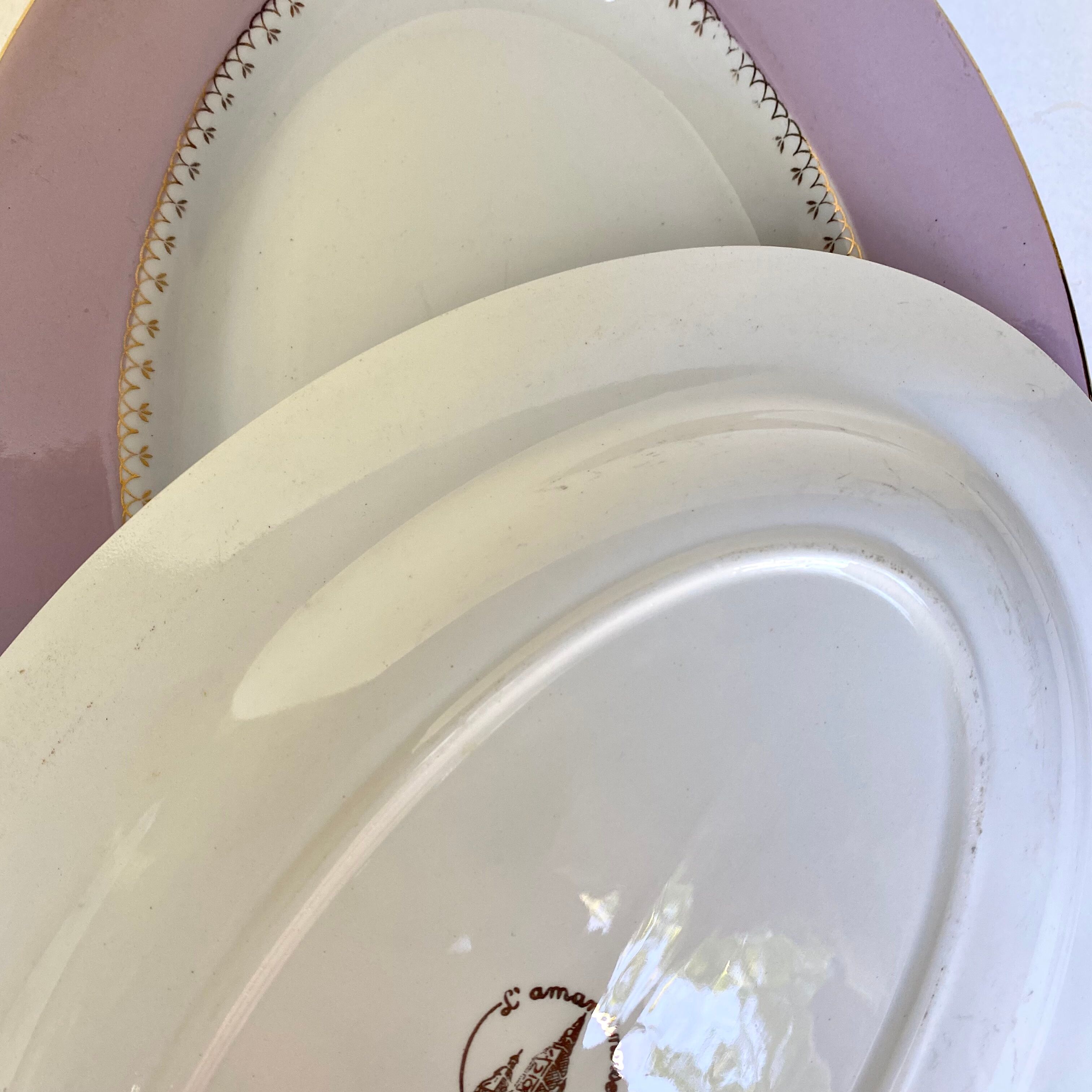 Oval dishes from Amandinoise